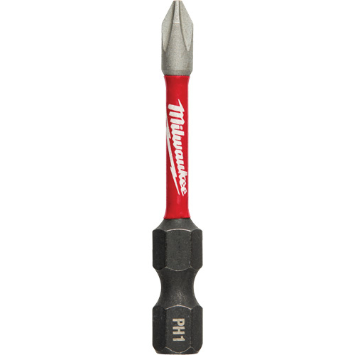 Embouts &agrave; percussion Shockwave Impact-Duty, Phillips, Embout #1, Prise 1/4", Longueur 2" Stor-it Systems