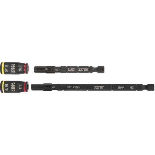 3-in-1 Impact Flip Socket Set, Hex, 1/4" Drive, 3 Pcs Stor-it Systems