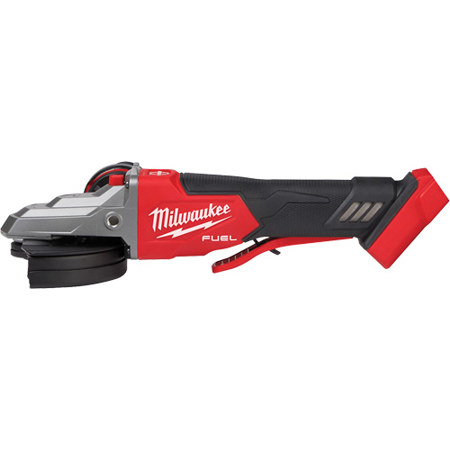 Meuleuse &agrave; frein sans blocage avec interrupteur &agrave; palette plate M18 Fuel, 18 V, Mandrin 5", Lithium-ion Stor-it Systems