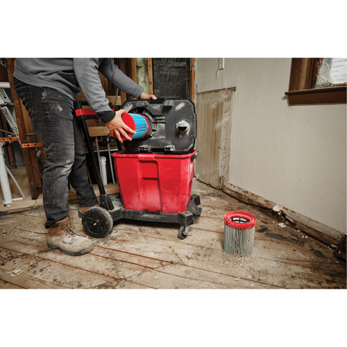 Filtre grand format &agrave; haute efficacit&eacute; pour aspirateur sec/humide, Cartouche, Pour 12 gal. US/9 gal. US/6 gal. US Stor-it Systems