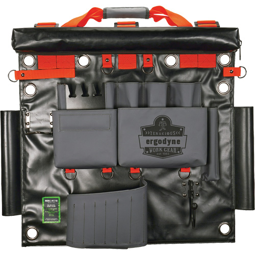 Sac &agrave; outils de camion nacelle avec points dancrage &agrave; outil, Nylon, 8 pochettes, Gris Stor-it Systems