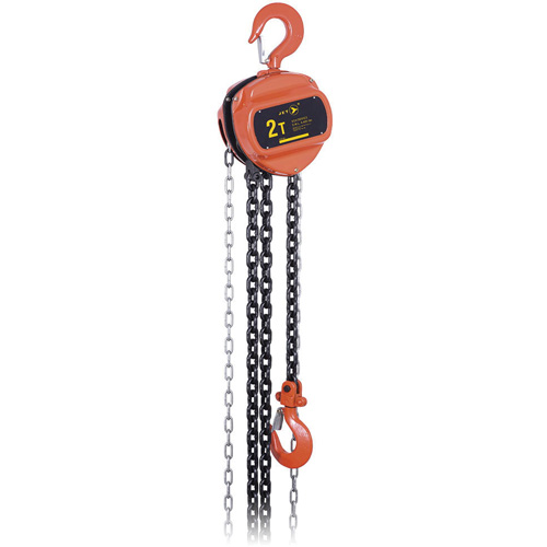 VCH Series Chain Hoist, 10' Lift, 4400 lbs. (2 tons) Capacity, Heat-Treated Alloy Steel Chain Stor-it Systems