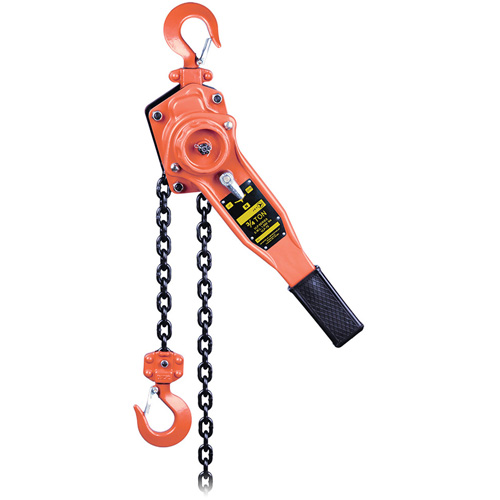 VLP Series Lever Chain Hoist, 10' Lift, 1653.46 lbs. (0.75 tons) Capacity Stor-it Systems