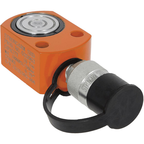 Super Heavy-Duty Low Height Single-Acting Cylinder, 0.39" Stroke, 10 Ton(s) Capacity Stor-it Systems