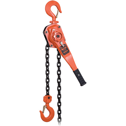 KLP Series Heavy-Duty Lever Chain Hoist, 5' Lift, 6000 lbs. (3 tons) Capacity Stor-it Systems