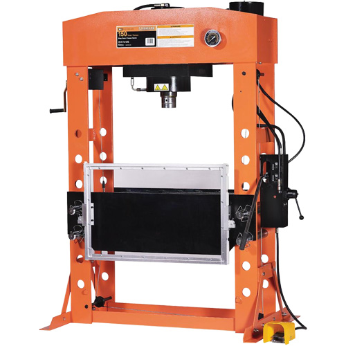 Super Heavy-Duty Shop Presses, 150 Tons Capacity Stor-it Systems