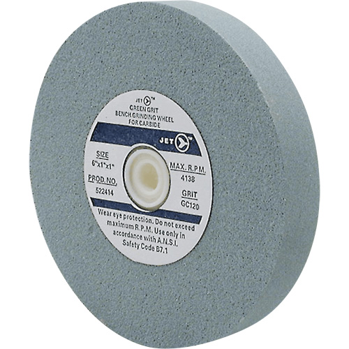 GC675C Bench Grinding Wheels, 6" x 3/4", 1" Arbor, Silicon Carbide Stor-it Systems