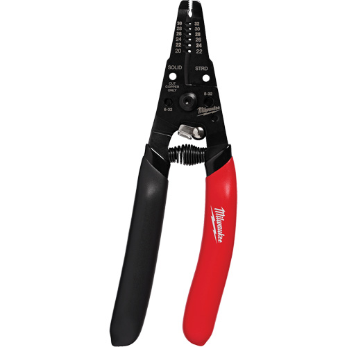 Low Voltage Wire Stripper & Cutter with Dipped Grip, 20 - 32 AWG Stor-it Systems