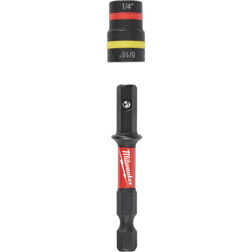 Tourne-&eacute;crou 2-en-1 Shockwave Impact Duty Quik-Clear, 5/16"/1/4" prise, 2-1/4" lo, Magn&eacute;tique Stor-it Systems
