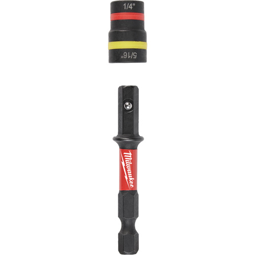 Shockwave Impact Duty Quik-Clear 2-in-1 Nut Drivers, 5/16"/1/4" Drive, 2-1/4" L, Magnetic Stor-it Systems