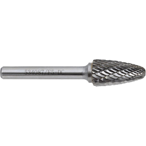 F1-DC JET-KUT Tree Shape Bur (Radius End), 1/4" Dia. Stor-it Systems