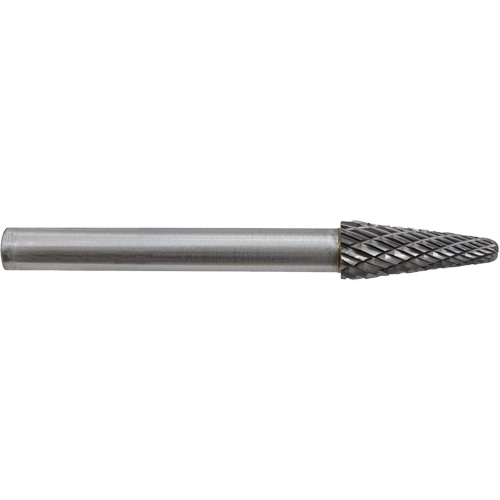 L2-DC JET-KUT Taper Shape Bur 9 (Radius End), 5/16" Dia. Stor-it Systems