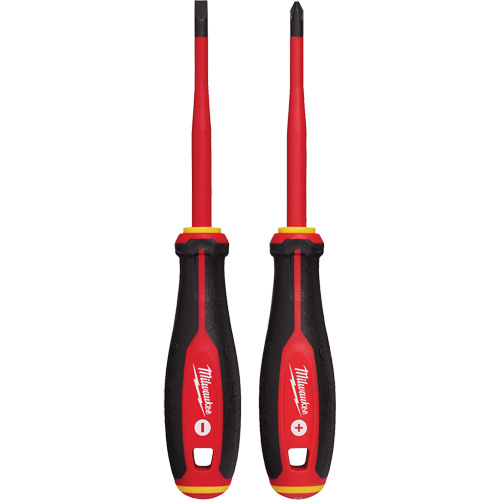 Insulated Slim Tip Screwdriver Set, 2 Pcs., Magnetic Stor-it Systems