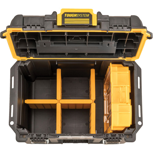 ToughSystem&reg; 2.0 Deep Compact Toolbox, 10" x 15-7/20" x 13-4/5", Black/Yellow Stor-it Systems