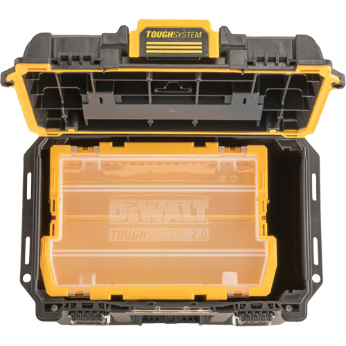 ToughSystem&reg; 2.0 Deep Compact Toolbox, 10" x 15-7/20" x 13-4/5", Black/Yellow Stor-it Systems