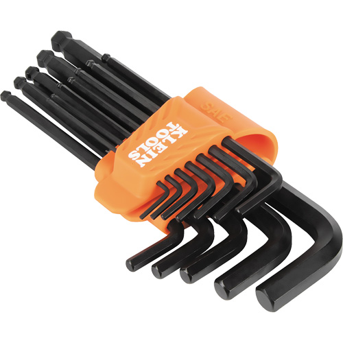 L-Style Ball-End Hex Key Wrench Set, 12 Pcs., Imperial Stor-it Systems