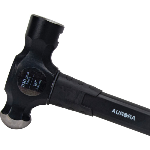 Ball Pein Hammer, 40 oz. Head Weight, Plain Face, Fibreglass Handle Stor-it Systems