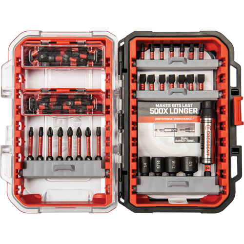 55-Piece VORTEX Bit Holding Fastening Set Stor-it Systems