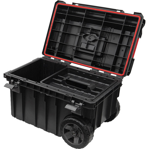 Coffre &agrave; outils roulant Arx, 23-4/5" x 16" x 15-3/5", Noir Stor-it Systems