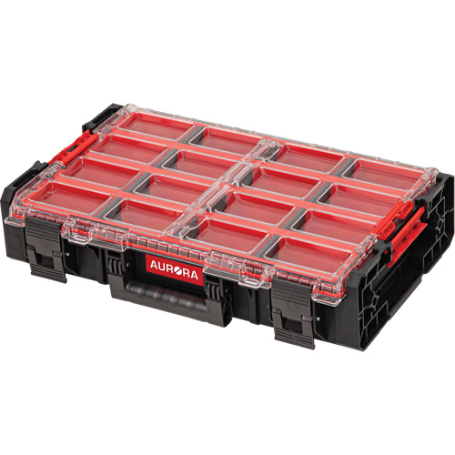 Organisateur tr&egrave;s grand avec bacs longs Arx, 23" x 15-1/5" x 5", Noir Stor-it Systems