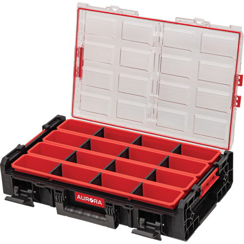 Organisateur tr&egrave;s grand avec bacs longs Arx, 23" x 15-1/5" x 5", Noir Stor-it Systems
