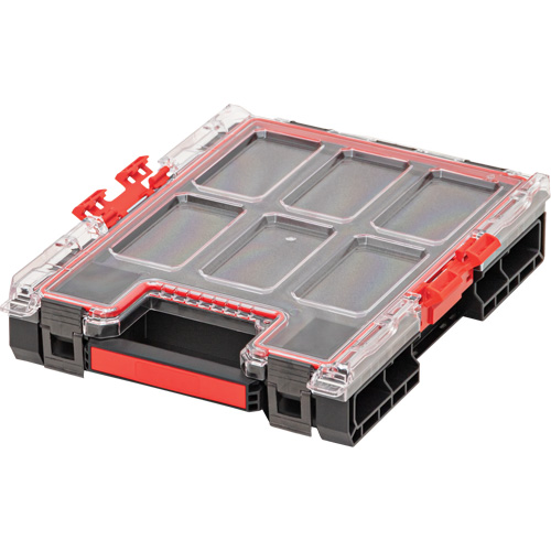 Organisateur moyen avec cloisons en mousse &agrave; plusieurs couches Arx, 10-3/10" x 14-3/10" x 3", Noir Stor-it Systems