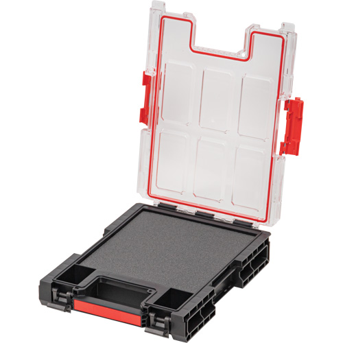 Organisateur moyen avec cloisons en mousse &agrave; plusieurs couches Arx, 10-3/10" x 14-3/10" x 3", Noir Stor-it Systems