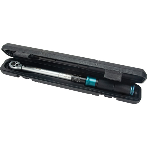 72-Tooth Torque Wrench, Click, 3/8" Square Drive, 10 - 100 ft-lbs. Stor-it Systems