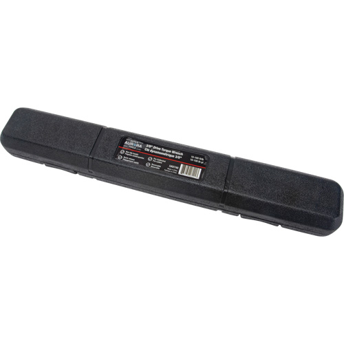 72-Tooth Torque Wrench, Click, 3/8" Square Drive, 10 - 100 ft-lbs. Stor-it Systems