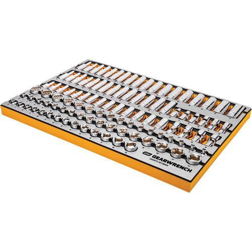 Jeu d'outils pour maître m&eacute;canicien MEGAMOD dans des plateaux en mousse modulaire de premi&egrave;re qualit&eacute; avec rangement d'outils, 1024 morceaux Stor-it Systems