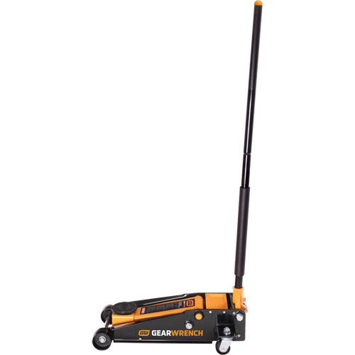 Heavy-Duty Floor Jack, 3 Ton(s) Capacity, 5-1/4" Lowered, 18-1/4" Raised, Manual Hydraulic Stor-it Systems