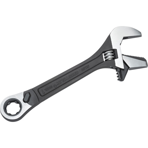 11-Piece Pass-Thru X6 Adjustable Wrench & Spline Socket Set, 13" L, 2-27/50" Max Width, Black Phosphate Stor-it Systems