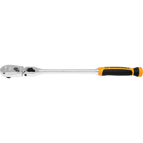 90-Tooth Dual Material Locking Flex Head Teardrop Ratchet Stor-it Systems