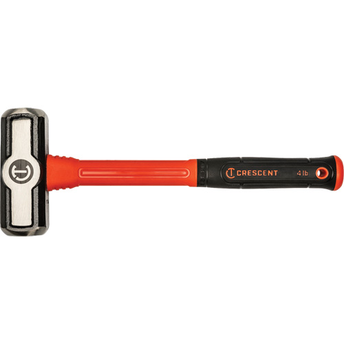 Fiberglass Engineer Hammer, 4 lbs Head Weight, 14" L Stor-it Systems