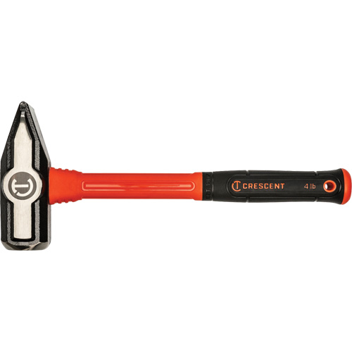Marteau de forgeron fibre de verre, Poids de la t&ecirc;te 4 lb, 14" lo Stor-it Systems