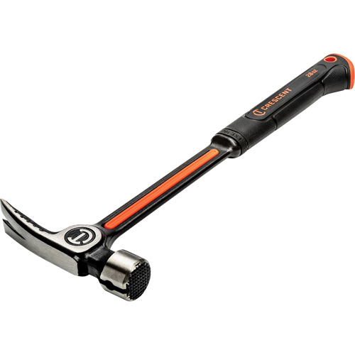 Milled-Face Framing Hammer, 28 oz., Solid Steel Handle, 16" L Stor-it Systems