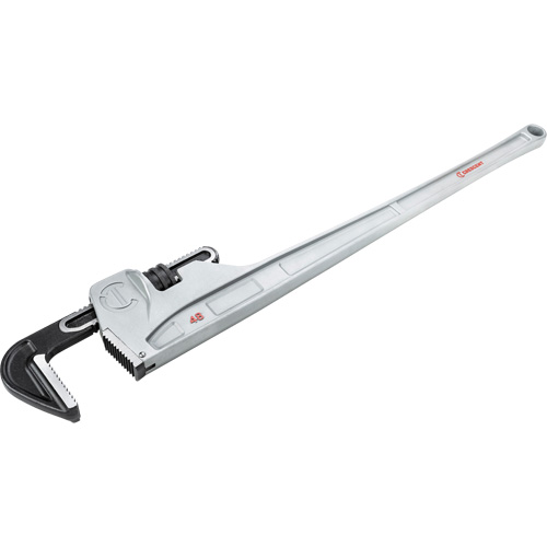Pipe Wrench, 6" Jaw Capacity, 48" Long, Powder Coated Finish, Non-Ergonomic Handle Stor-it Systems