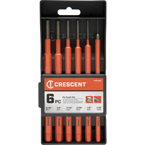 Pin Punch Set, 6 Pieces Stor-it Systems