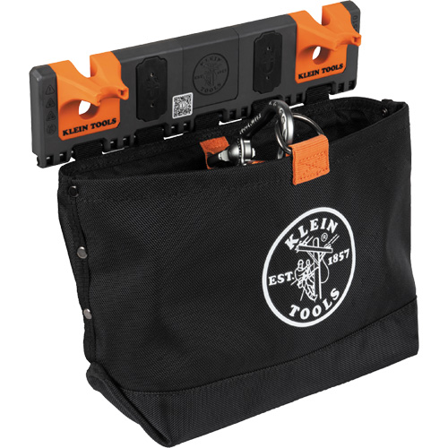 Module de poche pour quincaillerie avec crochet en S Bucket Work Centre, Nylon, 1 pochettes, Noir/Orange Stor-it Systems