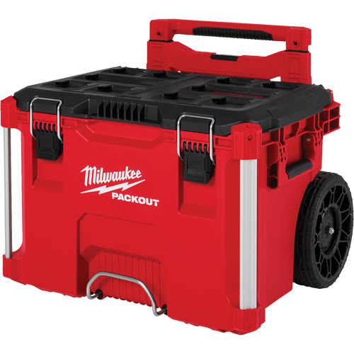 Boîte &agrave; outils sur roues PACKOUT, 18" x 22" x 19-1/2", Noir/Rouge Stor-it Systems