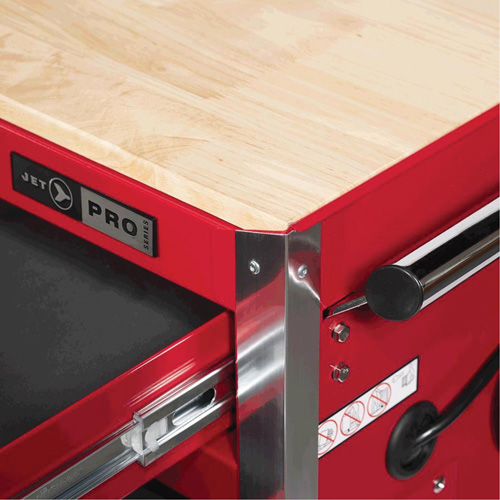PRC4211 Armoire roulante de s&eacute;rie Pro, 11 tiroirs, 42" la x 18" p x Rouge Stor-it Systems