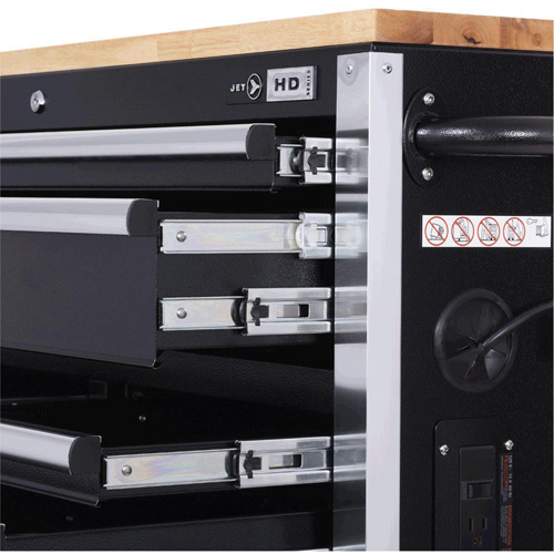 HDRC5212 Armoire mobile de s&eacute;rie HD, 12 tiroirs, 51-1/4" la x 21" p x 40-3/10" h, Noir Stor-it Systems