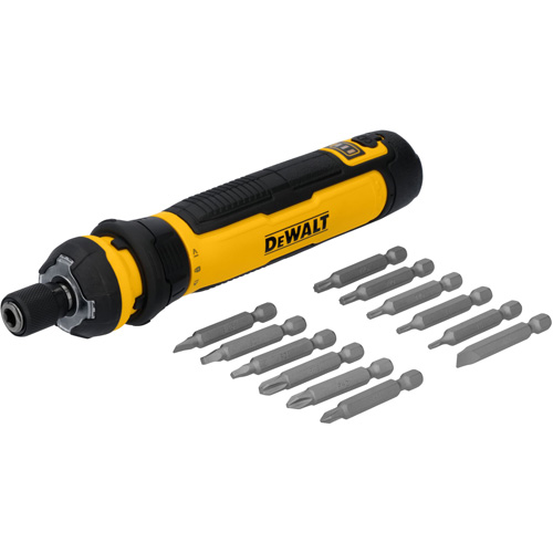 Jeu de tournevis sans fil de 14 morceaux avec commande FLEXDRIVE, 4 V, 44 lb-po/5 Nm couple max. Stor-it Systems