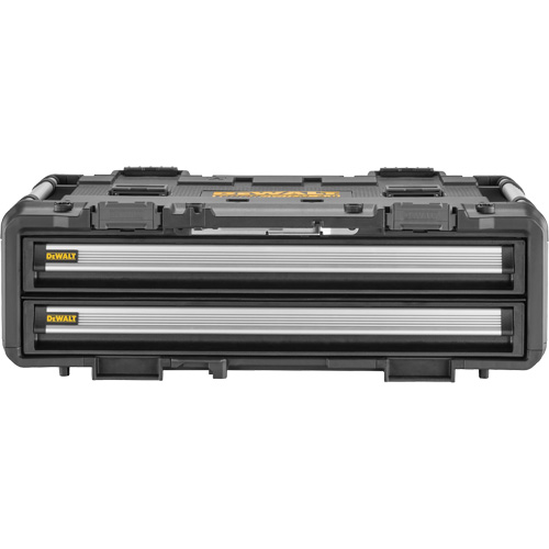 Bloc &agrave; 2 tiroirs TOUGHSYSTEM 2.0 DXL, 30" x 21-13/20" x 10", Noir/Jaune Stor-it Systems