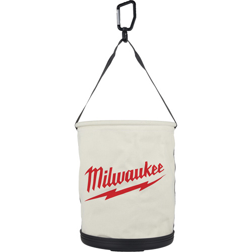 Sac seau polyvalent, 11-81/100" lo x 11-81/100" la x 14-57/100" h, Polyester, Blanc Stor-it Systems