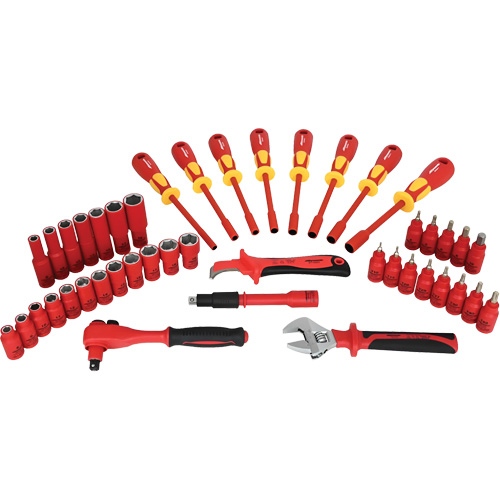 Insulated Socket & Tool Set, 44 Pcs Stor-it Systems