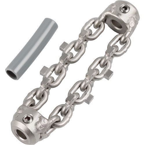 Chaîne de nettoyage de tuyaux de 2" pour c&acirc;ble de serpent &agrave; chaîne de 1/4" Stor-it Systems