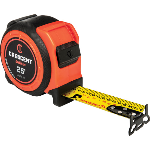 CONTROLTOUCH Tape Measure, 1-3/16" x 25', SAE Graduations Stor-it Systems