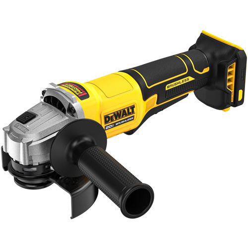 Brushless Cordless Paddle-Switch Grinder (Tool Only), 4-1/2" Wheel, 20 V Stor-it Systems