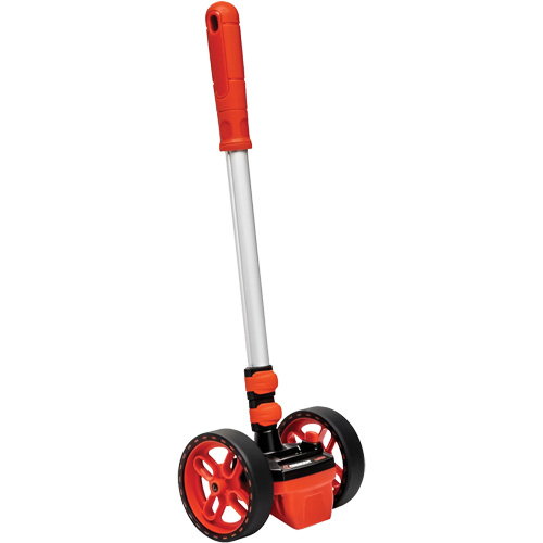 SAE Dual Wheel Measuring Wheel, 4"/10.16 cm, 9999' Range, Inches/Feet Stor-it Systems